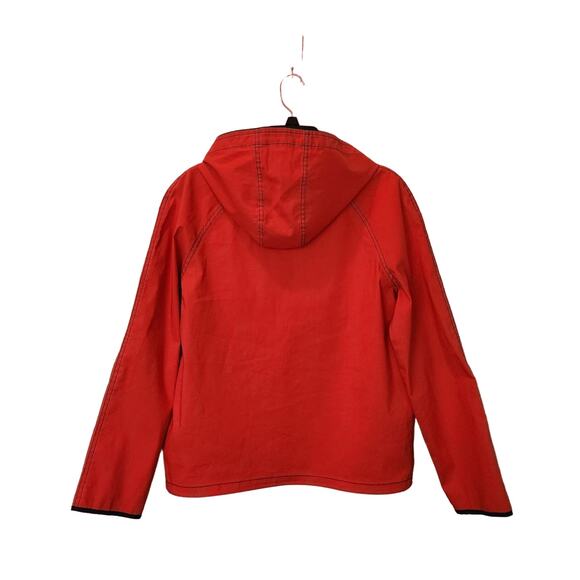Tommy Hilfiger Women's Red Hooded Cotton Jacket Medium - Picture 2 of 5